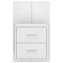 Glossy white wall bedside table by vidaXL, Nightstands - Ref: Foro24-811001, Price: 46,05 €, Discount: %