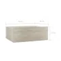 Mesita noche flotantes contrachapada color roble 40x30x15 cm de vidaXL, Mesitas de noche - Ref: Foro24-800312, Precio: 26,70 ...