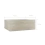 Schwebender Nachttisch aus Eichensperrholz, 40 x 30 x 15 cm von vidaXL, Nachttische - Ref: Foro24-800312, Preis: 26,70 €, Rab...