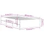 Cama con cajones madera de ingeniería blanca 75x190 cm de , Camas y somieres - Ref: Foro24-3207329, Precio: 127,06 €, Descuen...