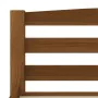 Solid pine wood bed frame honey brown 140x200 cm by vidaXL, Beds and slatted bases - Ref: Foro24-322078, Price: 153,43 €, Dis...