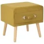 Nachttisch in Senfgelb, 40x35x40 cm, aus Samt. von vidaXL, Nachttische - Ref: Foro24-247539, Preis: 53,20 €, Rabatt: %