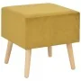 Nachttisch in Senfgelb, 40x35x40 cm, aus Samt. von vidaXL, Nachttische - Ref: Foro24-247539, Preis: 53,20 €, Rabatt: %