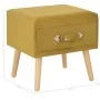 Nachttisch in Senfgelb, 40x35x40 cm, aus Samt. von vidaXL, Nachttische - Ref: Foro24-247539, Preis: 53,20 €, Rabatt: %