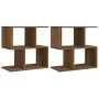 Mesitas de noche 2 uds contrachapada marrón roble 50x30x51,5cm de vidaXL, Mesitas de noche - Ref: Foro24-815833, Precio: 50,3...