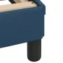 Bed frame with blue fabric headboard 120x200 cm by , Beds and slatted bases - Ref: Foro24-373151, Price: 158,40 €, Discount: %