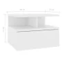 Schwebender Nachttisch aus weißem Sperrholz, 40 x 31 x 27 cm von vidaXL, Nachttische - Ref: Foro24-800405, Preis: 42,82 €, Ra...