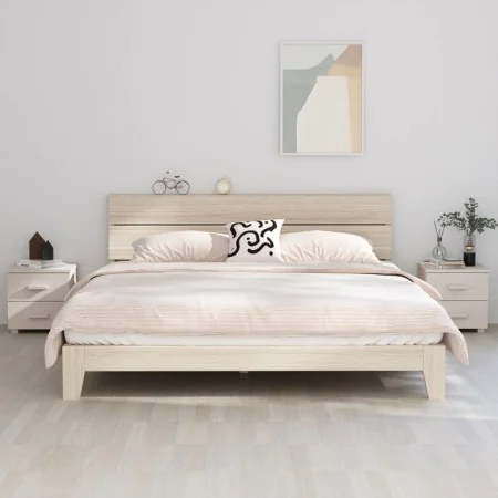 Nightstands 2 pcs HAMAR solid pine white 40x35x44.5 cm by vidaXL, Nightstands - Ref: Foro24-340409, Price: 65,76 €, Discount: %