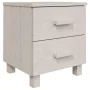 Nightstands 2 pcs HAMAR solid pine white 40x35x44.5 cm by vidaXL, Nightstands - Ref: Foro24-340409, Price: 65,76 €, Discount: %