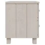 Nightstands 2 pcs HAMAR solid pine white 40x35x44.5 cm by vidaXL, Nightstands - Ref: Foro24-340409, Price: 65,76 €, Discount: %
