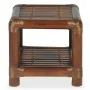 Mesita de noche de bambú marrón oscuro 40x40x40 cm de vidaXL, Mesitas de noche - Ref: Foro24-244608, Precio: 69,62 €, Descuen...