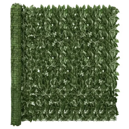 Balkonmarkise mit dunkelgrünen Blättern 400x150 cm von , Sonnenschirme - Ref: Foro24-315492, Preis: 65,52 €, Rabatt: %
