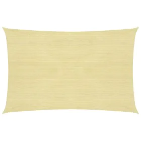 Beige HDPE sail awning 160 g/m² 4x5 m by , Umbrellas - Ref: Foro24-311133, Price: 61,11 €, Discount: %