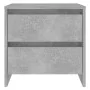 Concrete gray engineered wood bedside table 45x34.5x44.5 cm by vidaXL, Nightstands - Ref: Foro24-809853, Price: 45,54 €, Disc...