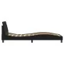 Bed frame with black fabric headboard 80x200 cm by , Beds and slatted bases - Ref: Foro24-373067, Price: 108,27 €, Discount: %