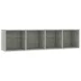 Concrete gray TV cabinet/shelf 143x30x36 cm by vidaXL, Shelves and shelves - Ref: Foro24-800265, Price: 59,21 €, Discount: %