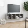 Concrete gray TV cabinet/shelf 143x30x36 cm by vidaXL, Shelves and shelves - Ref: Foro24-800265, Price: 59,21 €, Discount: %