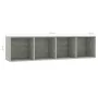 Concrete gray TV cabinet/shelf 143x30x36 cm by vidaXL, Shelves and shelves - Ref: Foro24-800265, Price: 59,21 €, Discount: %
