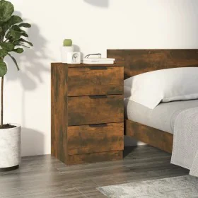 Smoked oak bedside table 40x36x65 cm by vidaXL, Nightstands - Ref: Foro24-817051, Price: 44,90 €, Discount: %