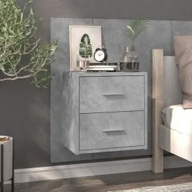 Concrete gray wall bedside table by vidaXL, Nightstands - Ref: Foro24-810997, Price: 50,48 €, Discount: %