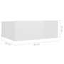 Floating nightstands 2 units white plywood 40x30x15 cm by vidaXL, Nightstands - Ref: Foro24-800319, Price: 44,58 €, Discount: %