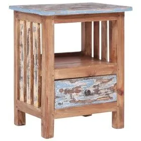 Mesita de noche de madera maciza reciclada 41x30x50 cm de vidaXL, Mesitas de noche - Ref: Foro24-283926, Precio: 105,35 €, De...