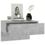 Wall-mounted bedside tables 2 units in concrete gray color by vidaXL, Nightstands - Ref: Foro24-810944, Price: 73,23 €, Disco...
