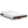 Bettgestell aus braunem Eichensperrholz, 120 x 190 cm von vidaXL, Betten und Lattenroste - Ref: Foro24-832196, Preis: 99,90 €...