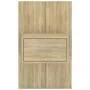 Mesita de noche de pared roble Sonoma de vidaXL, Mesitas de noche - Ref: Foro24-810977, Precio: 39,65 €, Descuento: %