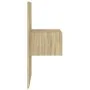 Mesita de noche de pared roble Sonoma de vidaXL, Mesitas de noche - Ref: Foro24-810977, Precio: 39,65 €, Descuento: %