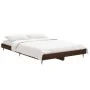 Bettgestell aus braunem Eichensperrholz, 120 x 190 cm von vidaXL, Betten und Lattenroste - Ref: Foro24-832196, Preis: 99,90 €...
