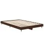 Bettgestell aus braunem Eichensperrholz, 120 x 190 cm von vidaXL, Betten und Lattenroste - Ref: Foro24-832196, Preis: 99,90 €...