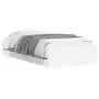 Cama con cajones madera de ingeniería blanca 90x200 cm de , Camas y somieres - Ref: Foro24-3207294, Precio: 132,93 €, Descuen...