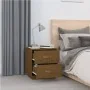 Bedside table solid honey brown pine wood 40x34x45 cm by vidaXL, Nightstands - Ref: Foro24-818331, Price: 66,16 €, Discount: %