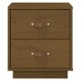 Bedside table solid honey brown pine wood 40x34x45 cm by vidaXL, Nightstands - Ref: Foro24-818331, Price: 66,16 €, Discount: %