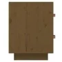 Bedside table solid honey brown pine wood 40x34x45 cm by vidaXL, Nightstands - Ref: Foro24-818331, Price: 66,16 €, Discount: %