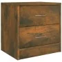 Smoked oak plywood nightstand 40x30x40 cm by vidaXL, Nightstands - Ref: Foro24-815405, Price: 34,49 €, Discount: %