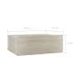 Schwebende Nachttische 2 Stk. Eichenfurnier 40x30x15cm von vidaXL, Nachttische - Ref: Foro24-800313, Preis: 38,03 €, Rabatt: %
