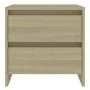 Mesitas de noche 2 uds madera ingeniería roble Sonoma de vidaXL, Mesitas de noche - Ref: Foro24-809852, Precio: 79,21 €, Desc...