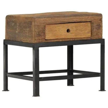 Recycled solid wood bedside table 40x35x40 cm by vidaXL, Nightstands - Ref: Foro24-282890, Price: 92,47 €, Discount: %