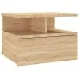 Mesita de noche flotante 2 uds madera roble Sonoma 40x31x27 cm de vidaXL, Mesitas de noche - Ref: Foro24-800412, Precio: 53,1...