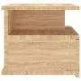 Mesita de noche flotante 2 uds madera roble Sonoma 40x31x27 cm de vidaXL, Mesitas de noche - Ref: Foro24-800412, Precio: 53,1...