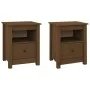 Bedside tables 2 pcs honey brown pine wood 40x35x49 cm by vidaXL, Nightstands - Ref: Foro24-813716, Price: 70,71 €, Discount: %