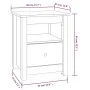 Bedside tables 2 pcs honey brown pine wood 40x35x49 cm by vidaXL, Nightstands - Ref: Foro24-813716, Price: 70,71 €, Discount: %