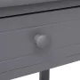 Mesita de noche madera de Paulownia gris 40x29x42 cm de vidaXL, Mesitas de noche - Ref: Foro24-284050, Precio: 38,99 €, Descu...