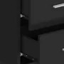 Mesita de noche de pared negra de vidaXL, Mesitas de noche - Ref: Foro24-810991, Precio: 52,62 €, Descuento: %