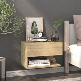 Wall-mounted bedside table in Sonoma oak by vidaXL, Nightstands - Ref: Foro24-810959, Price: 37,86 €, Discount: %