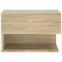 Wall-mounted bedside table in Sonoma oak by vidaXL, Nightstands - Ref: Foro24-810959, Price: 37,86 €, Discount: %
