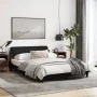 Bed frame with black fabric headboard 120x200 cm by , Beds and slatted bases - Ref: Foro24-373147, Price: 127,15 €, Discount: %