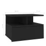 Floating bedside tables 2 units black wood 40x31x27 cm by vidaXL, Nightstands - Ref: Foro24-800408, Price: 72,19 €, Discount: %